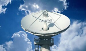 Amos satellite dish