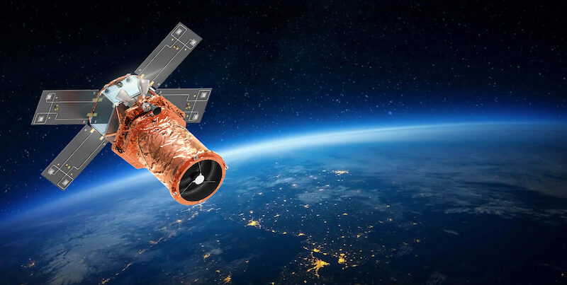 Artist’s image of SpaceEye-T satellite