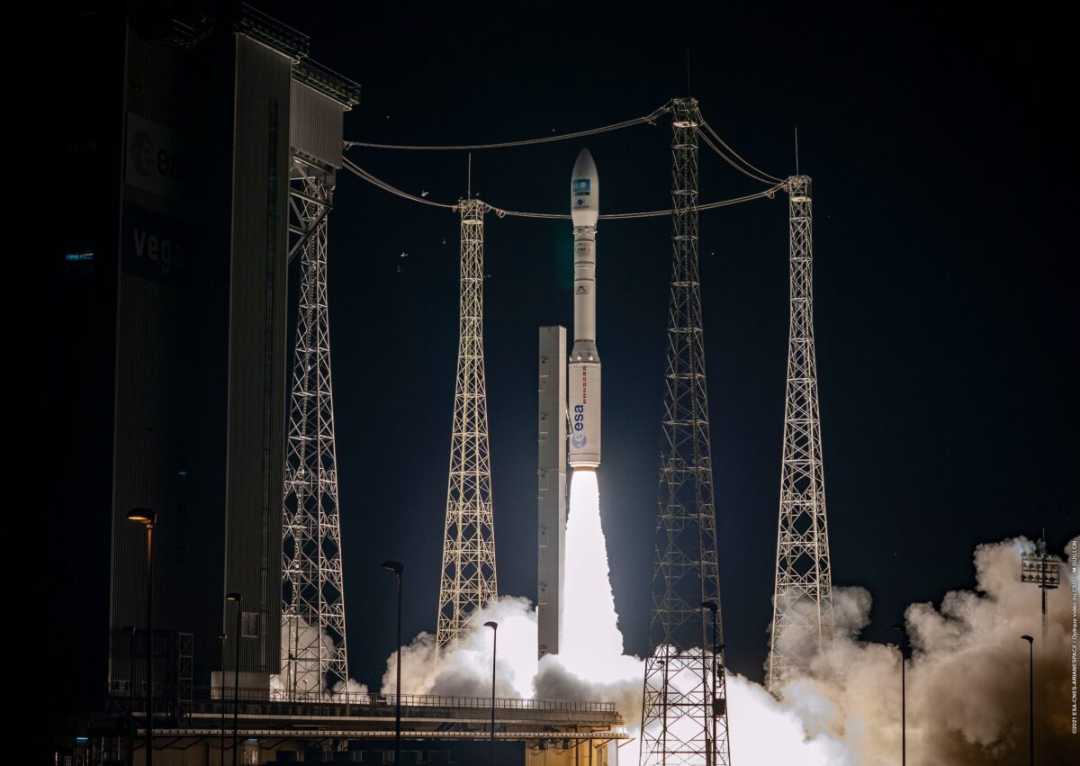 Vega rocket launch