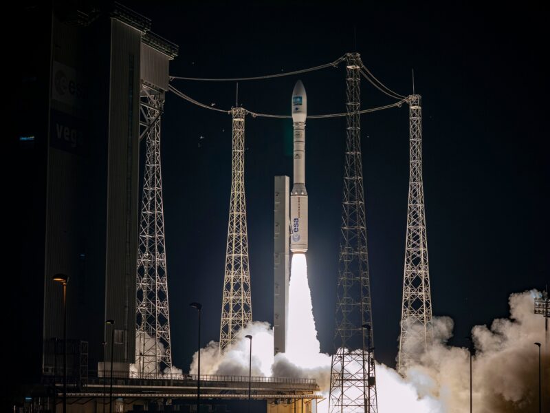 Vega rocket launch