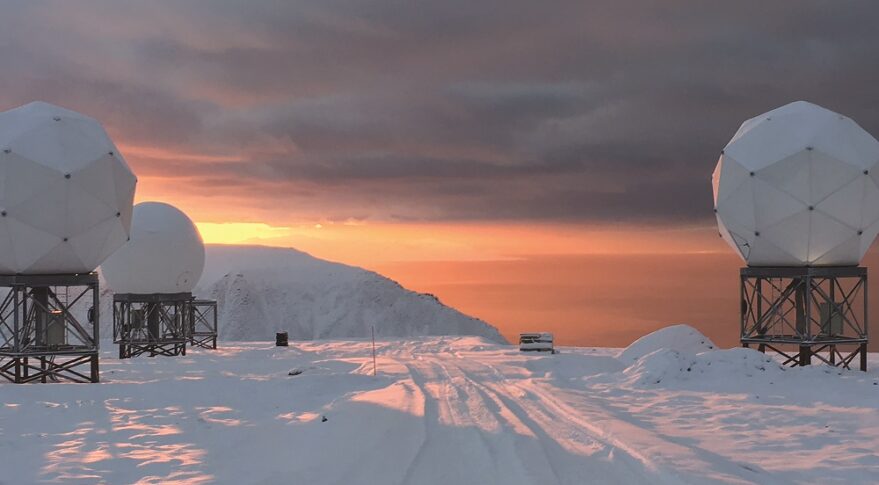 Svalbard Norway. Credit OneWeb I Kongsberg Satellite Services KSAT