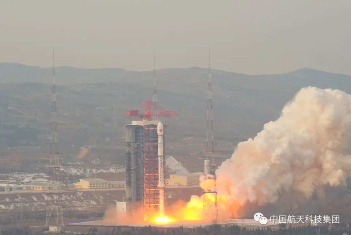 A Long March 4B rocket lifts off from Taiyuan Nov. 19, 2021, carrying the Gaofen-11 (03) remote sensing satellite. Credit: CASC