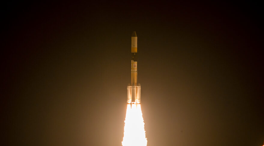 Ракета H-2A компании MHI запущена из японского космического центра Танегасима со спутником Inmarsat-6 F1