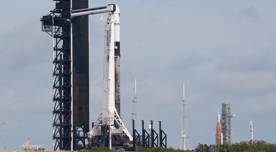 Falcon 9 and SLS