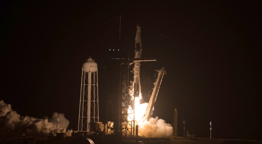 Falcon 9 launches Crew-4 mission to space station thumbnail