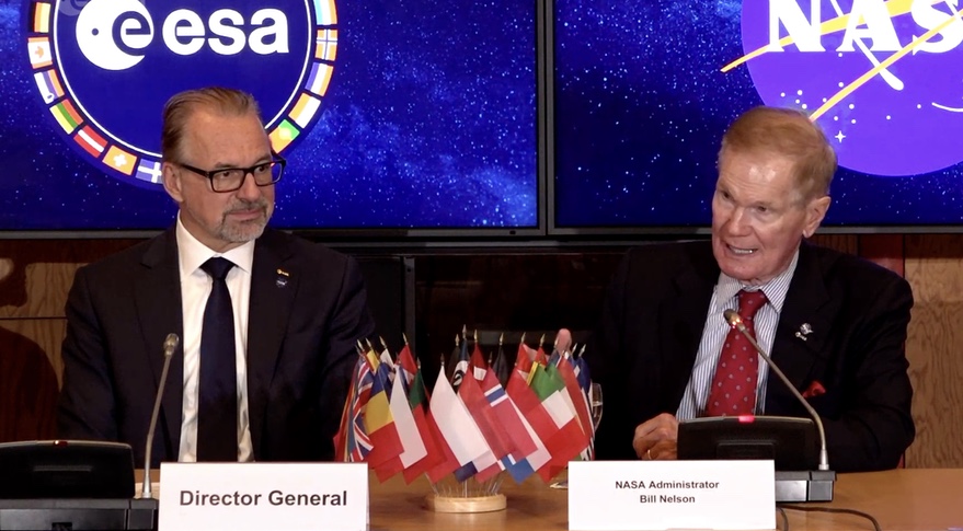 ESA and NASA to cooperate on Earth science and lunar mission