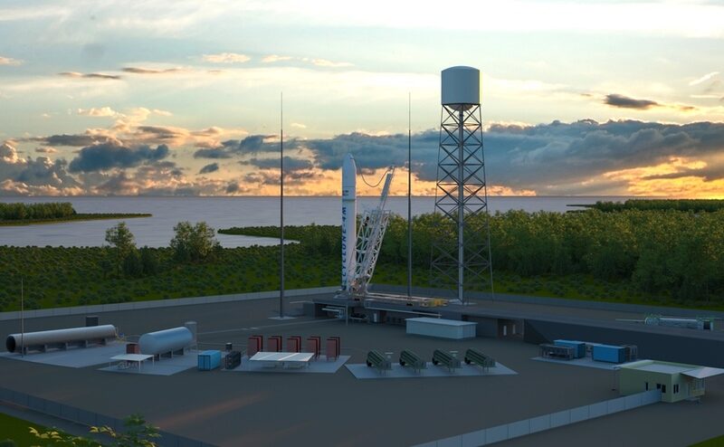 Maritime Launch Services spaceport illustration