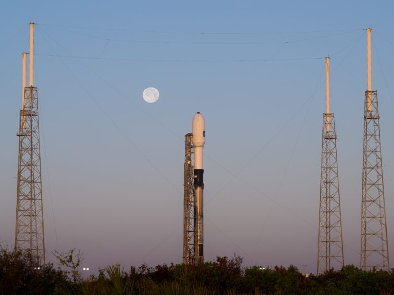 A SpaceX Falcon 9 rocket on Feb. 6, 2023, launched Hispasat’s Amazonas Nexus telecom satellite from Cape Canaveral Space Force Station, Florida. Credit: SpaceX