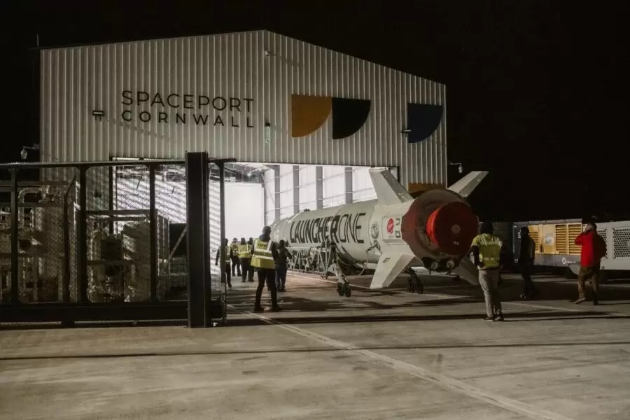 LauncherOne at Spaceport Cornwall