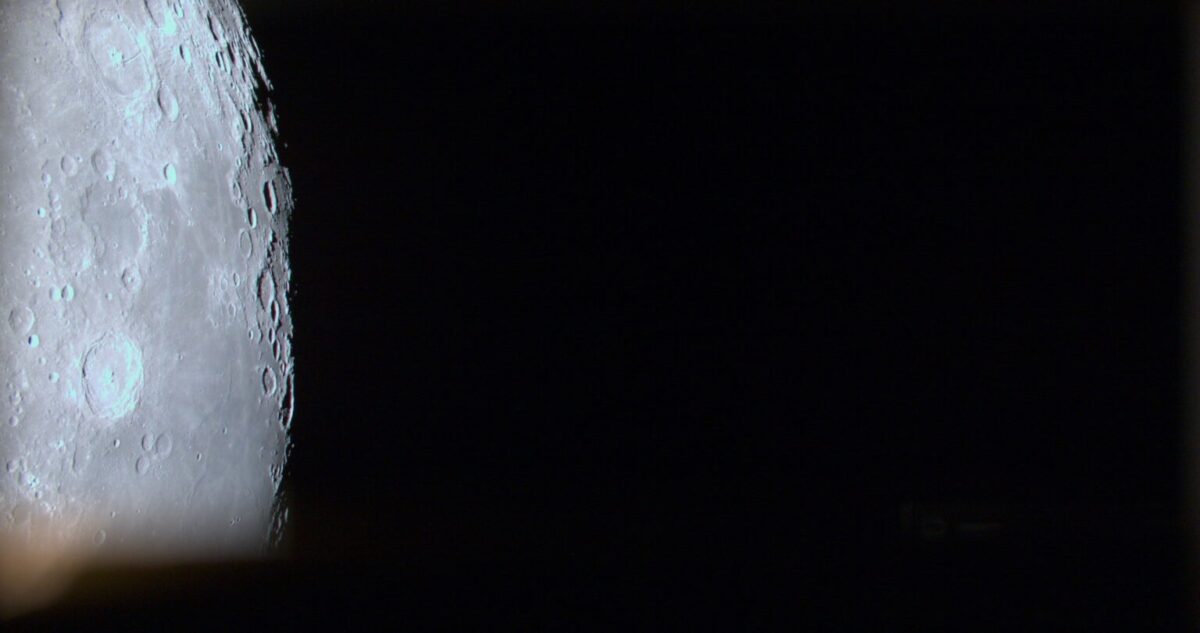 Moon image from HAKUTO-R M1 lander