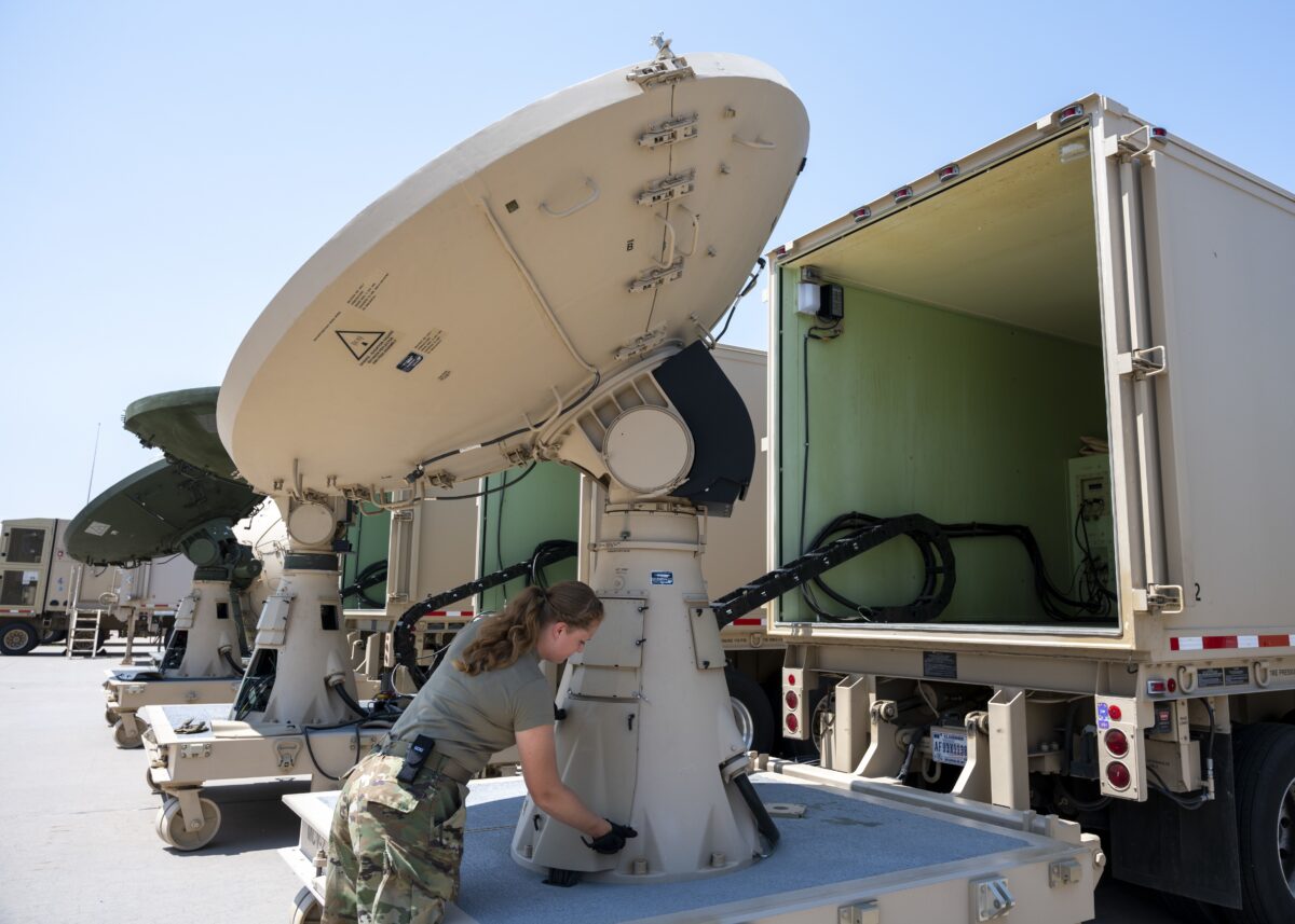 The 233rd Space Group at Greeley Air National Guard Station, Greeley, Colorado maintains AN/TSQ-180 Milstar satellite communications systems. Credit: U.S. Air National Guard photo by Master Sgt. Amanda Geiger