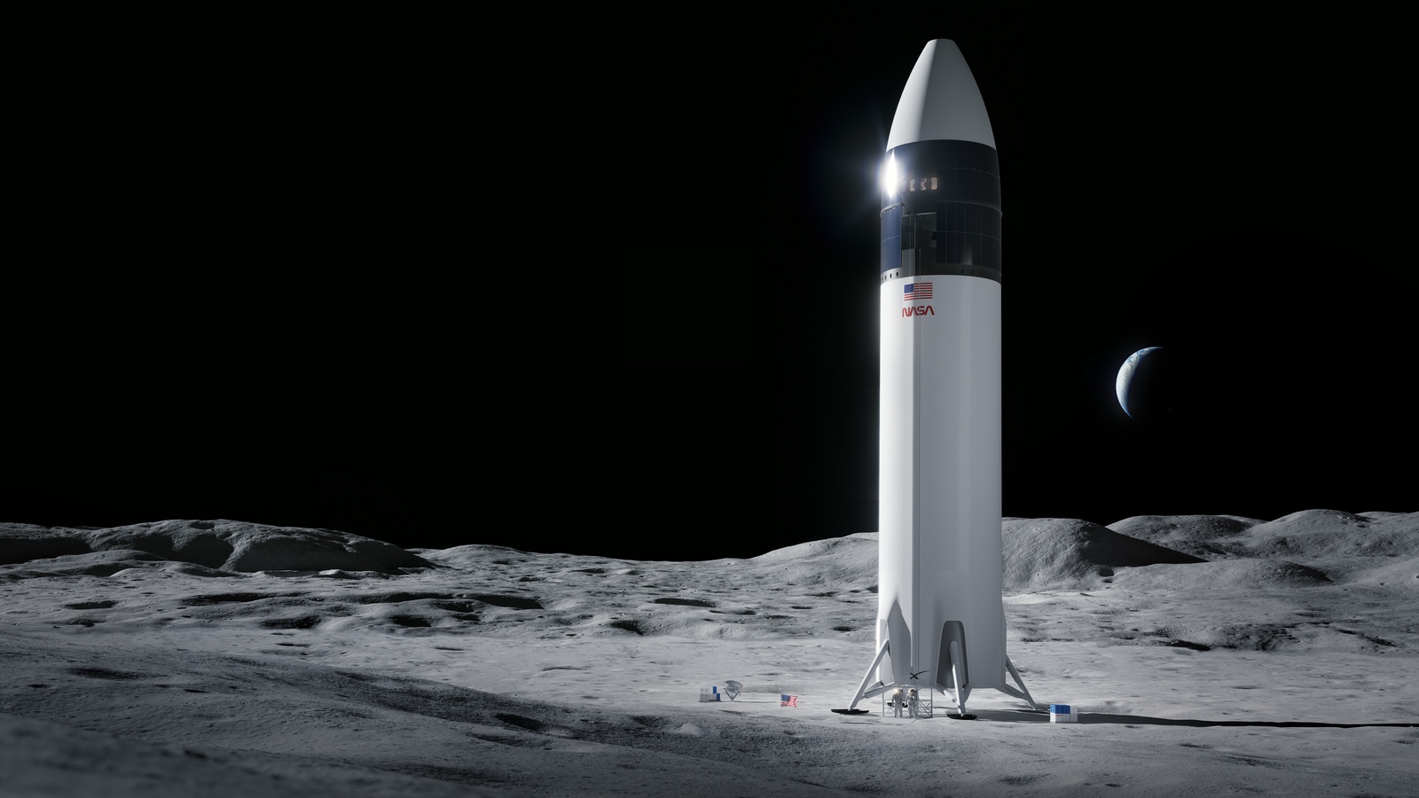 La NASA afferma che le missioni di atterraggio lunare richiedono circa 20 lanci