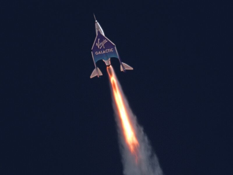 SpaceShipTwo on Unity 25 flight