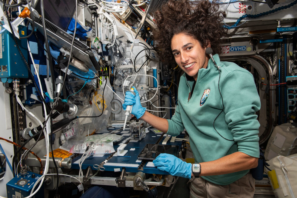 Jasmin Moghbeli on ISS