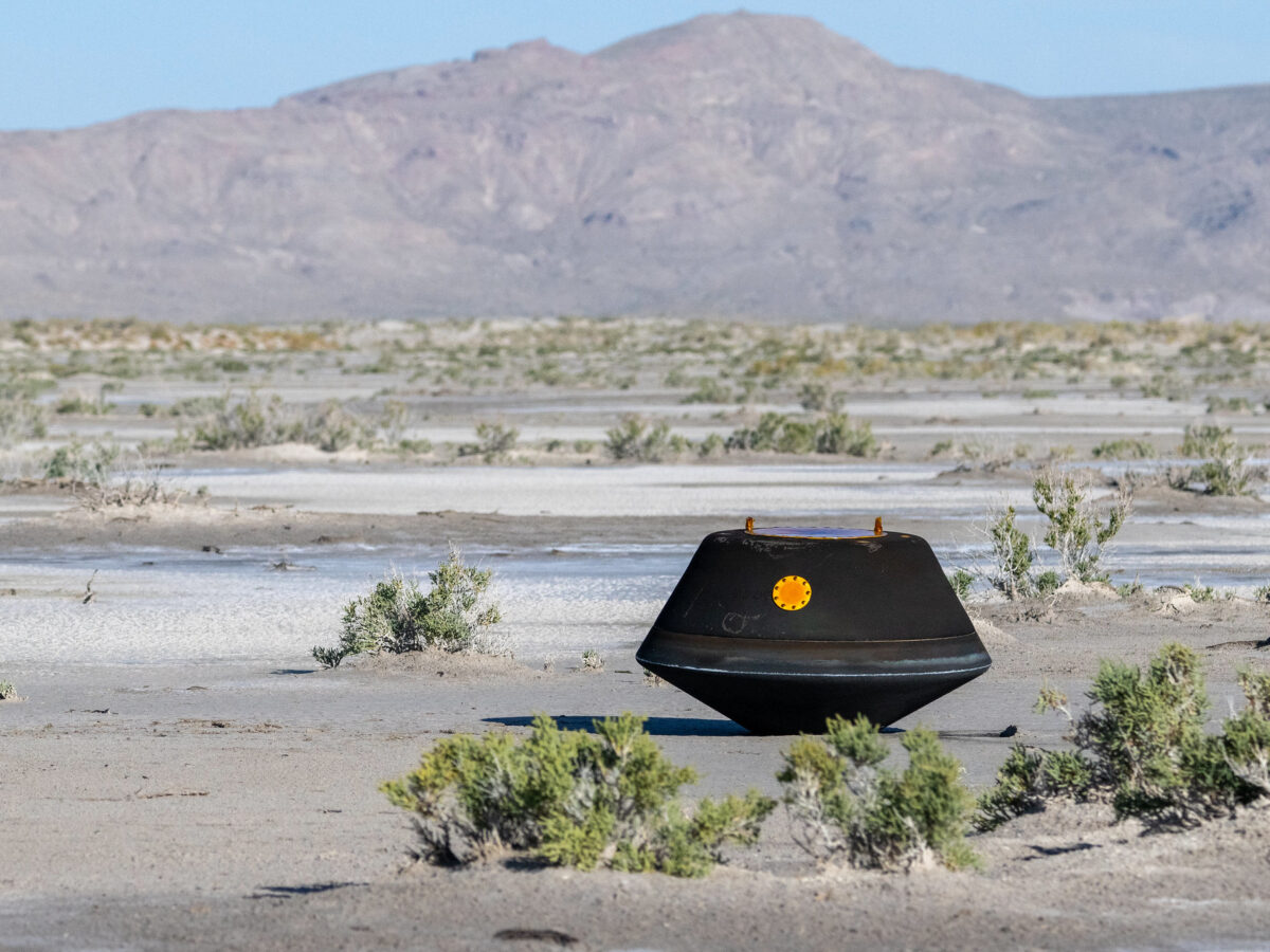 OSIRIS-REx sample capsule lands in Utah