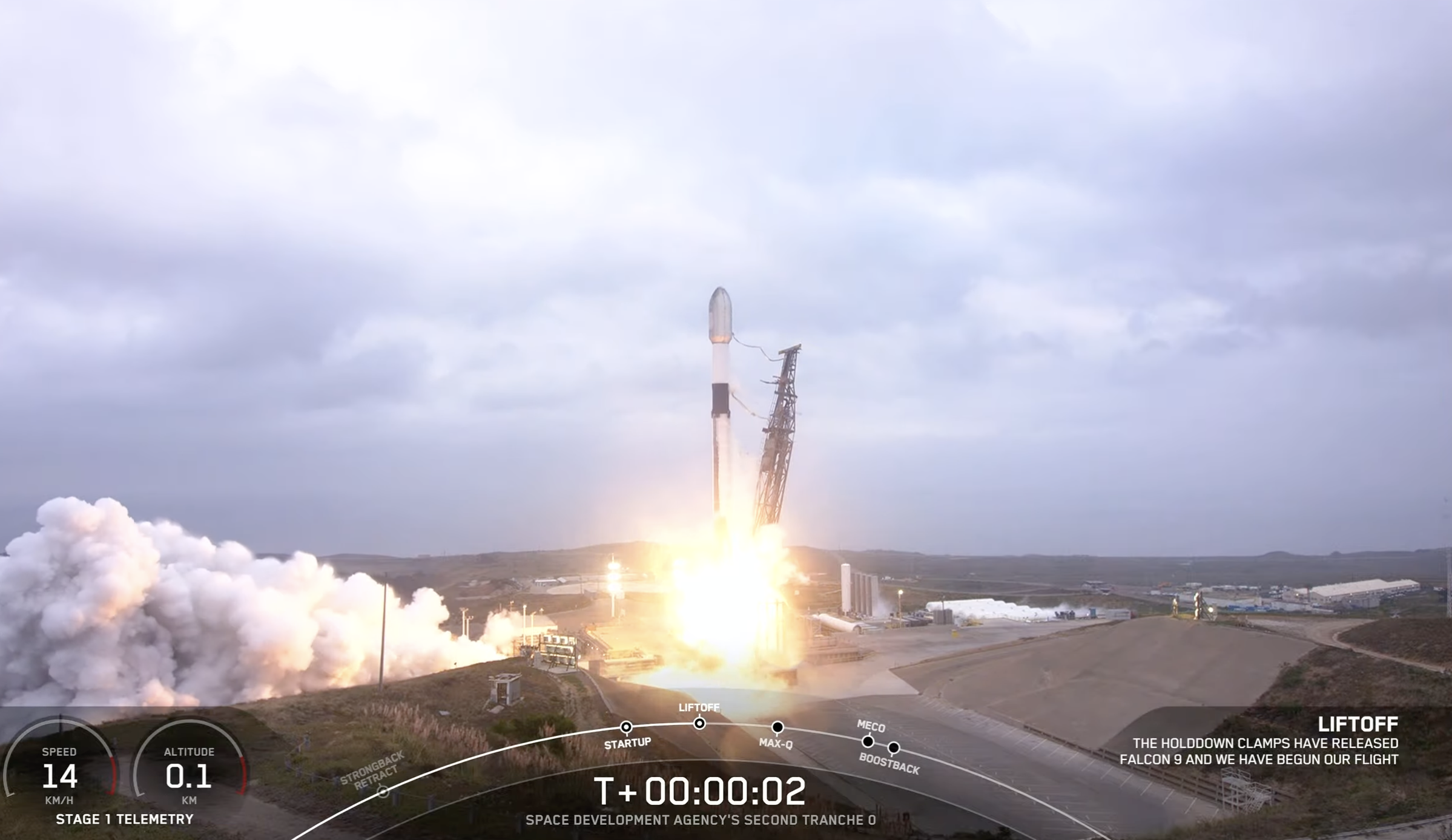 SpaceX launches 13 satellites for image