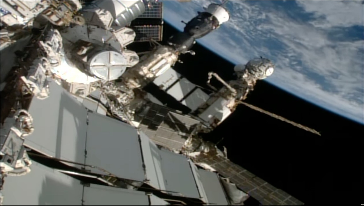 Das Modul der Russischen Internationalen Raumstation leidet unter einem Kühlmittelleck