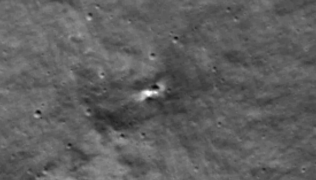 Luna-25 crash site