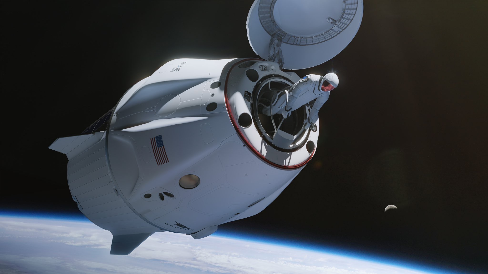 Prywatna misja astronautów Polaris Dawn została przełożona na połowę 2024 roku