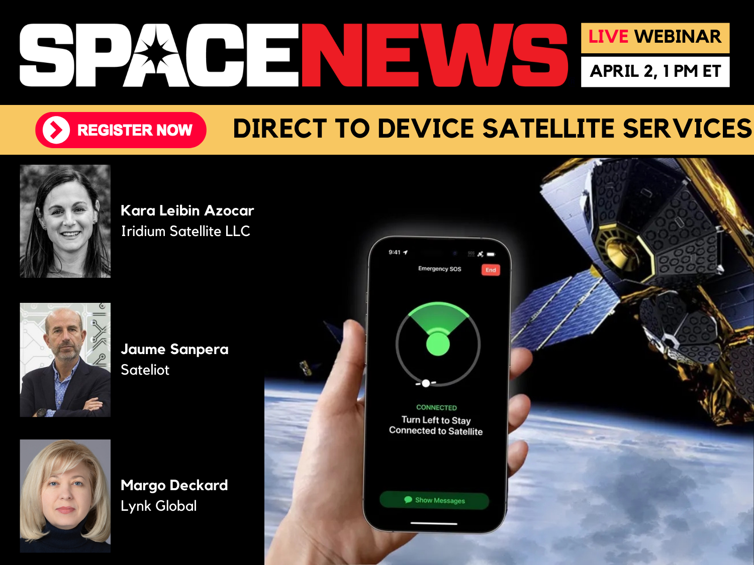 Webinar: Direct to Device Satellite Services – Register Now thumbnail