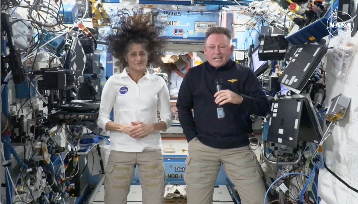 Starliner astronauts adjust to long-term ISS stay